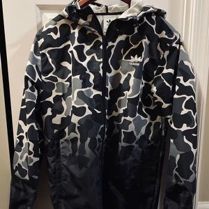 Adidas Originals Men’s Camel Windbreaker Jacket